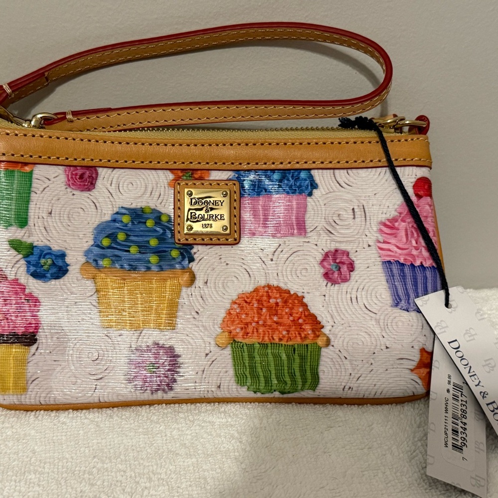 Dooney and Bourke Cupcake Print Tote, Crossbody, and Wristlet Set - Picture 4 of 5